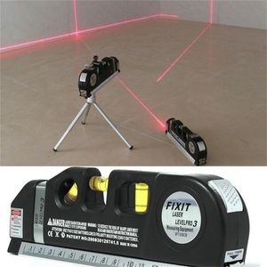 Laser Rangefinders Home Multi-Function عالية الدقة تسوية الليزر الحاكم الصلب المستقيم خط الليزر