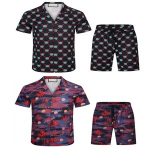 Mens Flower Tiger Print Shirts Button Casual Down Sleeve curta Hawaiian Circh Suits Summer Beach Designer Shirtsm-3xl