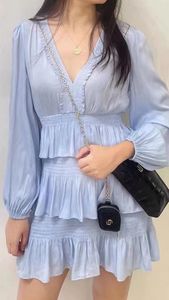 Casual Dresses M-aje Tiered Dress Puff Sleeves Ruffled Mini Dress for WomenfashionNew2023