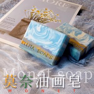 Party Favor 1PC Oil Painting Style Cold Soap Wedding Souvenir Gifts Handmade Christmas Gift Anniversary Mother Of The Bride Navidad