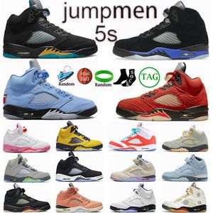 2023 Basketball Shoes 5 5s Men Dark On Mars Concord Racer Blue Raging Blue Aqua Unc Sail Green Bean Oreo Mens Trainers Big Size Sports Sneakers