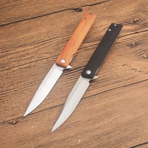 Горячий BK256 Flipper складной нож 8cr13mov satin point blade g10/дерево с ручкой из нержавеющей стали.