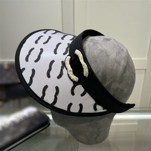 디자이너 여성 모자 바이저 모자 모자 여성 남성 캐주얼 모자 야외 바이저 캡 여름 Casquett C Casquette C Sunhat 여행 해변 패턴 레이디 모자