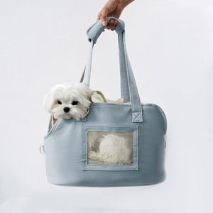 Transportadora moda cão de estimação saco filhote de cachorro ombro mensageiro saco de viagem ao ar livre gato mochila bolsas chihuahua teddy pomeranian acessórios para animais de estimação