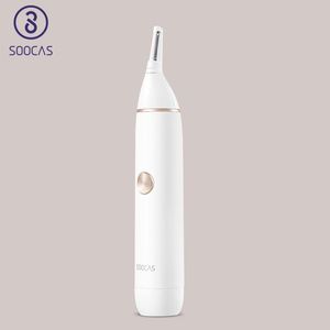 Trimmers Soocas N1 Nose Hair Trimmer Electric Ear Hair Removal Shaver Blade Waterproof Cordless Razor Safty for Men