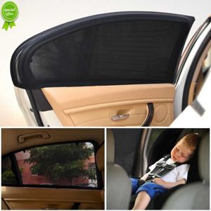 New 2pcs Car Front Rear Side Window UV Sun Prevent Sunshine Blocker Cover Shade Mesh Auto Exterior Sunshade Baby Child Protect