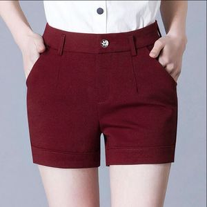 Women's Shorts Women's Summer Shorts Plus Large Size High-waisted Shorts Ladies Slim Fit Casual Women Shorts Comfort Straight Shorts Feminine 230516