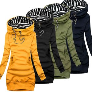 Sıradan elbiseler Kadın Kazak Elbise Uzun Kollu Hoodie Sonbahar Kış İnce Hoodies Artı Boyut