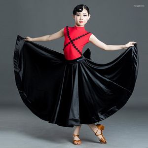 Stage Wear Ballroom Dance Practice Outfit Summer Sleeveless Body Bow Skirt Prom Modern Waltz Dance Performance Dresses VDB5661