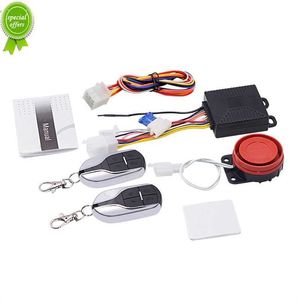 Nytt Universal 12V Motorcykel Alarm System Moto Scooter Anti-stöld Säkerhetslarmsystem med motorstart Remote Control Nyckel FOB