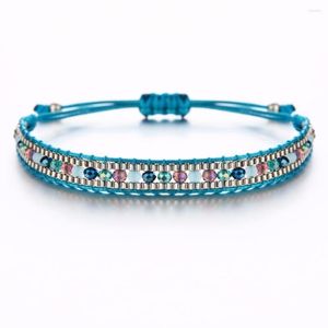 Strand Zoshi Multi Color Bohemian Style Good Lucky Charm Tibetan Bracelets Bangles para homens Men.