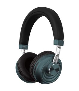 Tung bas trådlös Bluetooth -hörlurar 3D HIFI Stereo Headset Kabeldragna hörlurar hörlurar med mic support TF -kort