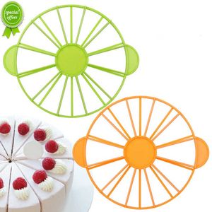 1Pc Torta Divisore Per Uso Domestico di Plastica Rotondo 10/12 Pezzi Pane Torta Divisore Pari Porzione Taglierina Fetta Marker Strumento di Cottura