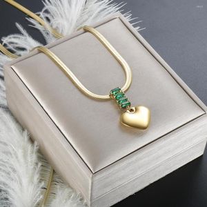 Подвесные ожерелья винтаж 18 K Love Heart Colles