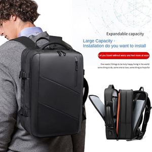 Rucksack Herren Wasserdicht Business Computer Große Kapazität Erweiterbar 17 Zoll Laptoptasche Reisetasche