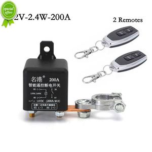 Neue 12V 120A/200A/250A Batterie Schalter Relais Integrierte Drahtlose Fernbedienung Trennen Cut Off Isolator Master schalter