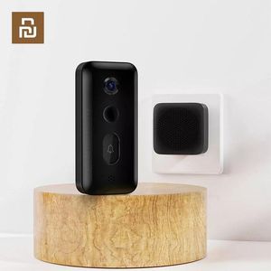 Accessoires Original YouPin Smart DoorBell 3 Kamera Video 180 ° Sichtweise 2K HD Auflösung AI Humanoiderkennung Remote Echtzeitansicht