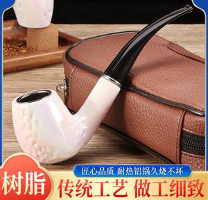 Smoking Pipes Introduction Selection of New Acrylic Resin Pipe for Novice Practice Plastic Pipe