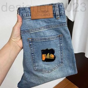 Jeans da uomo Designer Mens nts shorts jeans firmati Lettera Emroidered Straight Leg Fashion Loose Luxury Casual Zipper Acss Control Wash Denim tuta da uomo OZ6U