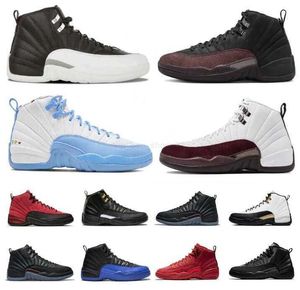 Jumpman 12 12s Basketball Shoes Black Taxi University Blue Taxi Stealth Hyper Royal Playoffs Royalty Utility Reverse Flu Game Twist Men Trainer Sports Sneakers1