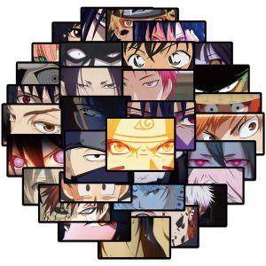 40PCS Anime Eye Graffiti Naklejki kreskówkowe kalcyna dla dzieci Toy DIY walizka telefoniczna Laptop Rower