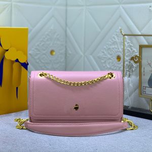 Vintage Crossbody Bags Cowhide Lockme Flap Black New Flap Chain Bag Purse Twist Latch Wallet Luxury Handbags Internal Zipper Pocket M22304 Shoulder Bag