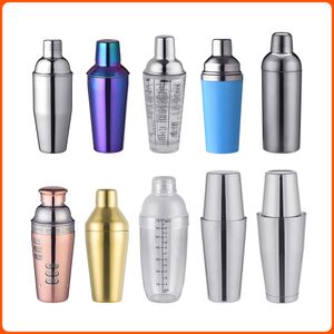 Dreistufige Shaker aus Edelstahl und Glas aus Bar Tools und Milk Tea Shop Supplies