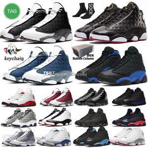 13s Men Sapatos de basquete para mulheres 13 Vermelho Black Flint Wheat Wolf Grey Playoffs Court Court Purple French University Blue criado Starfish Men.