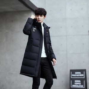 Men's Down Winter 2023 Jacket Men Parka Cotton Thick Korean Long Coat Padded Jackets Parkas Chaqueta Hombre Invierno KJ967