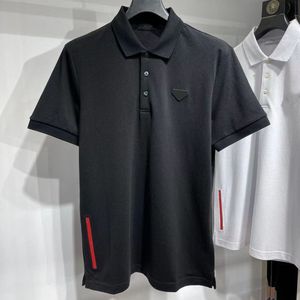 Camisetas masculinas camisa polos camisa de algodão de gelo de verão respirável pólo curto homem tops tees tshirts s-5xl