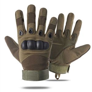 Sporthandskar fulla fingerhandskar utomhus militära taktiska handskar sport skytte jakt airsoft motorcykel cykling handskar p230516