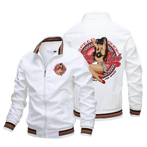 Jackets Bomber Menas Jackets Men Jacket Speed ​​Speed ​​Shop Impresso 2023 Spring e Autumn Jacketnemen's