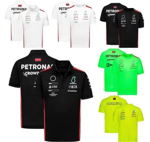 best selling F1 racing T-shirt new team polo shirt same style customization