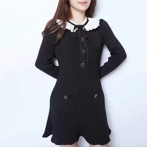 Casual Dresses S-elf-Portrait Doll brought Fishtail skirt Knit dress