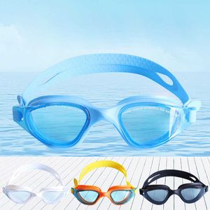 goggles Adult HD Anti-fog Goggles High Quality Full-frame Large-view Swimming Glasses Sile Cord Adjustable Goggles P230516