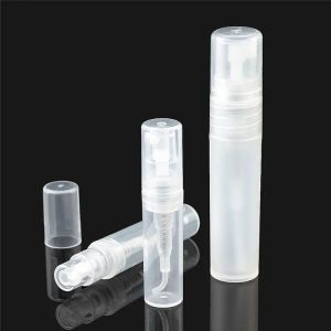 2 ml 3 ml 5 ml 10 ml Fashion Pet Plast Parfymflaska Tom Refilable Spray Bottle Liten Parfume Atomizer Transparent Clear Parfume Prov Injektionsflaskor