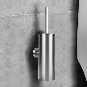 Cleaning Brush Holder Sets Wall Mounted Toilet Brush Bathroom Accessories 304 Stainless Steel Clean Tool