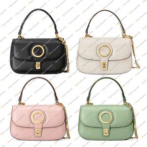 Moda feminina Casual Designe Luxo Blondie Totes Bolsa Transversal Bolsa de Ombro Bolsa Mensageiro TOP Espelho Qualidade 735101 Bolsa Bolsa