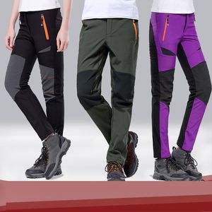 Outdoor Pants Brand 2023 Men Women Hiking Softshell Trousers Waterproof Windproof Thermal Mountain Ski