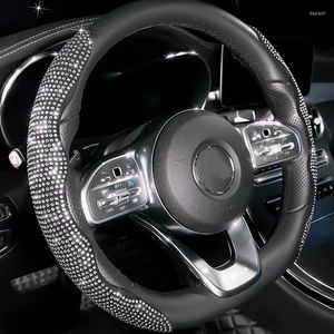 Coprivolante in cristallo con strass per auto Copri maniglia universale in diamante per auto adatto per accessori regalo per ragazze da donna