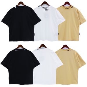 2023 Мужчины Женские дизайнерские дизайнерские футболки печатные буквы мода футболка 5A хлопковые повседневные футболки с коротким рукавом хип-хоп уличная одежда азиатская размер S-XL