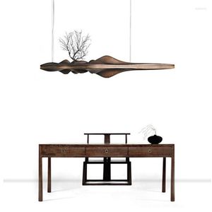 Pendant Lamps LED Light 5 Lights Chinese For Dining Room Furniture Study Kitchen Island Lamp Style Creative Zen Retro Branch