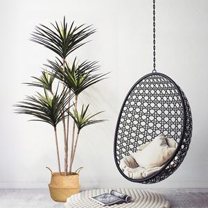 Andere Partyzubehör für Veranstaltungen, 90–120 cm, große künstliche Dracaena-Pflanzen, tropischer Topfbaum, künstliche Palmblätter aus Kunststoff, Cycas-Pflanze für Hausgarten-Innendekoration 230516