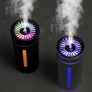 SteamerPortable 300ml Ultrasonic Humidifier Wireless Car Air Freshener Mist Maker Fogger With Light Home Aroma Diffuser Dropship 230515