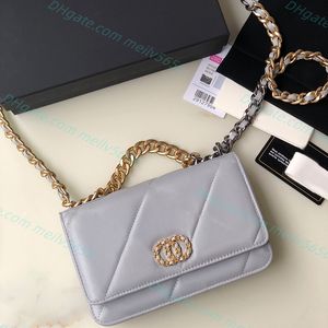 Original Designers Luxury Women Cosmetic bags Fasion Shoulder Bags true Leather Clutch Bags Fashion Quality Chain Wallet With box