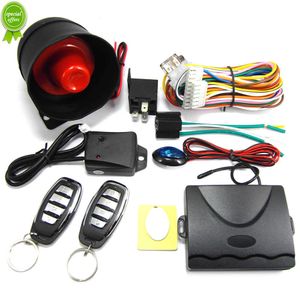 New Universal 1-Way car alarm system with siren for 12V DC Vehicle with central door lock system Vehicle System Protection