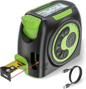 Tape Measures Huepar DT30 Digital Laser Measuring Tape Measure With Measurement LCD Display 230516