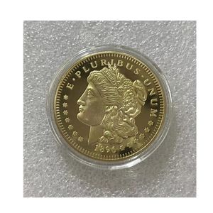 5pcs USA Statue of Liberty E PLURIBUS UNUM Gold Replica Commemorative Coin Collectibles-In God We Trustx.cx