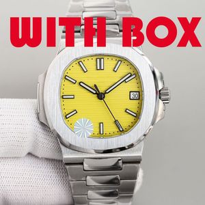 Top zegarki Wysokiej jakości męskie zegarek automatyczny kalendarz sportowy 2813 Ruch Watche ze stali nierdzewnej Luminous Wodoodporne 30 m na rękę