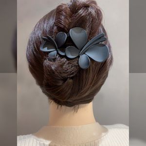 S3647ファッションジュエリーレディース樹脂ヘアピンヘアピンヘアクリップボビーピンレディーガールズダブルバタフライバレットビッグダックビルヘアアクセサリー